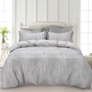 Комплект постельного белья Rain семейный белый с принтом La Nuit