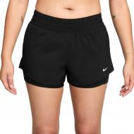 Шорты Nike W NK ONE DF MR 3IN 2N1 SHORT DX6012-013 р. L черный