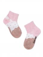 Носки для девочек Conte-Kids TIP-TOP 5С-11СП 586 р.14 белый с розовым