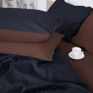 Наволочка Satin Premium 0211+0055 Dark Chocolate 40x60 см шоколадный/черный MirSon