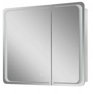 Шкафчик-зеркало ScandiSPA INGRID Z-80 белый глянец LED touch controlс