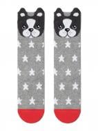 Гольфы детские для девочек Conte-Kids TIP-TOP (мордашки) 19С-141СП 042 р.16 серый