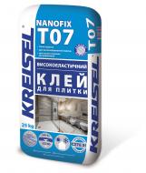 Клей для плитки та мозаїки KREISEL високоеластичний NANOFIX T07 25 кг