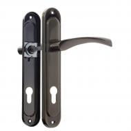 Ручка на планке ASTEX AT-Cornu 85/38АВ на входные и межкомнатные двери цилиндрический 85 мм бронза