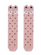 Гольфы детские для девочек Conte-Kids TIP-TOP (мордашки) 19С-141СП 054 р.20 пепельно-розовый
