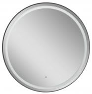 Зеркало со встроенной подсветкой ScandiSPA INGRID Z-800х800 антрацит матовый LED touch control
