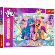 Пазл Trefl с блестками, 100 элементов. My Little Pony Блестящие пони 14831