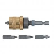 Тримач головок Topex 65 мм 1/4"(F)×3/8"(M) 5 шт. 39D340