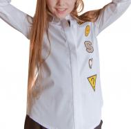 Блуза Sasha р.164 белый 3915/1