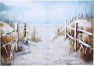 Картина Beach з домальовкою в рамці 100x70 см Styler CA-00046