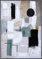 Картина Mee з домальовкою в рамці 70x100 см Styler WA044