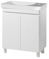 Тумба напольная ScandiSPA INGRID ТН-1 55 белый глянец с умывальником VIVACE mini