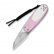 Нож складной Civivi карманный Purr, (4.65 см) Nitro-V / G10 розовый/белый C25054-4