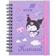 Блокнот на спирали KITE Kuromi А6 80 лист. HK26-229