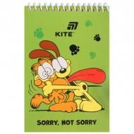 Блокнот на спирали KITE Garfield А6 48 лист. GF26-196