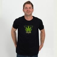 Футболка чоловіча Sol's IMPERIAL Cannabis natural product р.S чорний