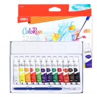 Краски акварельные Color ran 5 мл x 12 шт. EC18-12 Deli