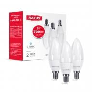 Лампа світлодіодна Maxus 3 шт. 7 Вт E14 220 В 4100 К 3-LED-734
