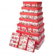 Коробка подарочная Buromax Ho-ho 27,5x19,5x7,5 см в ассортименте (BM.2333725.6)