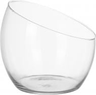 Ваза Wrzesniak Glassworks Скошенная h-15,5 см d-17,5 см 14-4205 прозрачная 15,5 см 14-4205