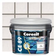 Затирка для плитки Ceresit CE 89 ULTRAEPOXY PREMIUM 2,5 кг №814 ведро кварц