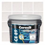 Затірка для плитки Ceresit епоксідна CE 89 ULTRAEPOXY PREMIUM 2,5 кг №801 відро білий