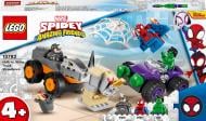 Конструктор LEGO Super Heroes Marvel Схватка Халка и Носорога на грузовиках 10782