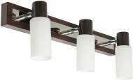 Спот Victoria Lighting 3x40 Вт E14 хром/венге SETT/PL3