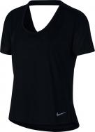Футболка Nike NK MILER TOP SS BREATHE AJ8141-010 р.XS черный Футболка Nike NK MILER TOP SS BREATHE AJ8141-010 р.XS черный
