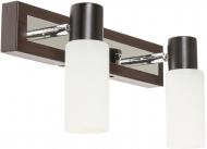 Спот Victoria Lighting 2x40 Вт E14 хром/венге SETT/PL2