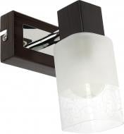 Спот Victoria Lighting 1x40 Вт E14 хром/венге MARS/PL1