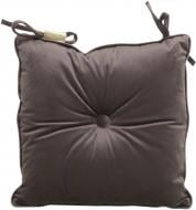 Подушка на стул Велюр 40х40 см коричневый La Nuit