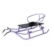 Санки Vitan " Комета " фиолет + спинка + цветная планка