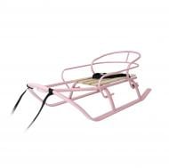 Санки Vitan " Спринтер " + спинка , розовые Санки Vitan " Спринтер " + спинка , розовые