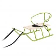 Санки Vitan " Лайка " + спинка , салатовые