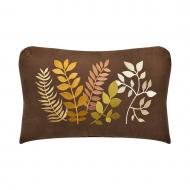Подушка декоративная Flora 35x53 см шоколадный IDEIA