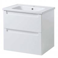 Тумба подвесная ScandiSPA Onyx белый глянец ТПБ-2 Д 80 с умывальником Тумба подвесная ScandiSPA Onyx белый глянец ТПБ-2 Д 80 с умывальником