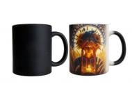 Чашка сублимационная 4PROFI Хамелеон матовая черная Ukraine Girl With A Wink 330 мл Чашка сублимационная 4PROFI Хамелеон матовая черная Ukraine Girl With A Wink 330 мл