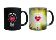 Чашка сублимационная 4PROFI Хамелеон матовая черная Warm Me Up 330 мл Чашка сублимационная 4PROFI Хамелеон матовая черная Warm Me Up 330 мл