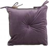 Подушка на стул Велюр 40х40 см сиреневый La Nuit