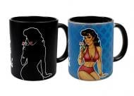 Чашка сублимационная 4PROFI Хамелеон матовая черная Горячая внутри и снаружи 330 мл Чашка сублимационная 4PROFI Хамелеон матовая черная Горячая внутри и снаружи 330 мл