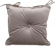 Подушка на стул Велюр 40х40 см бежевый La Nuit