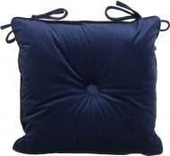 Подушка на стул Велюр 40х40 см синий La Nuit