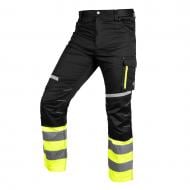 Штани сигнальні NEO tools VISIBILITY р. 3XL зріст 170 81-795-XXXL чорно-жовтий