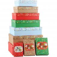 Коробка подарочная Buromax Feliz Navidad 37x27x11 см в ассортименте (BM.2333728.10)