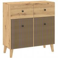 Комод Intermeble BERLIN 2д2ш 910x950x420 мм дуб артизан/дуб артизан Комод Intermeble BERLIN 2д2ш 910x950x420 мм дуб артизан/дуб артизан