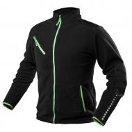 Кофта флисовая NEO tools PREMIUM, усиление из Cordura р. L рост 170 81-507-L черный