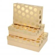 Коробка подарочная Buromax 33х23,5х9 см золотая