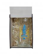 Набор подарочный Бокал + коробка с наклейкой Харьков город Герой 500 мл