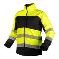 Куртка сигнальна NEO tools Softshell р. M зріст 170 81-702-M чорно-жовтий